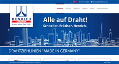 Desktop Screenshot of henrich.net
