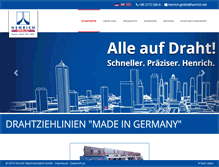 Tablet Screenshot of henrich.net