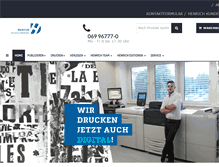 Tablet Screenshot of henrich.de